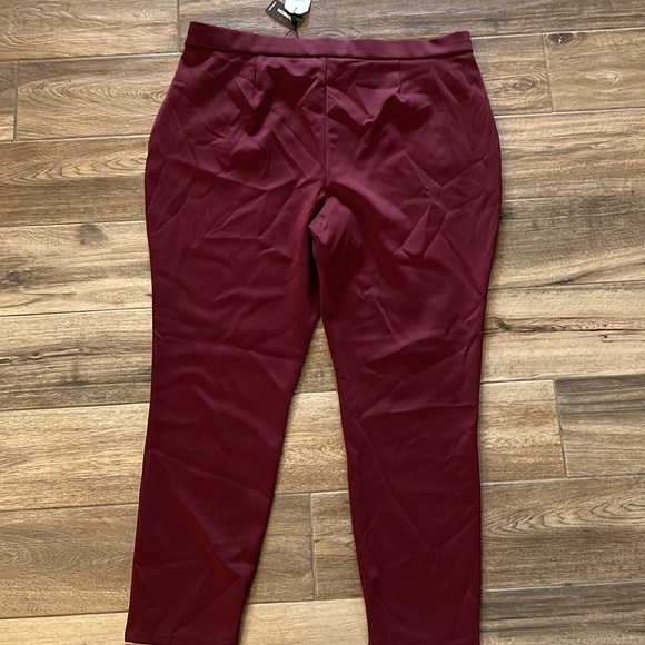 Express leggings. Maroon. Xl - Picture 4 of 4